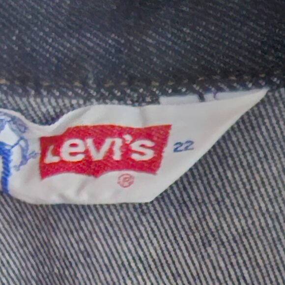 Vintage 70s Levis Denim Jacket - Dark Blue - Small e - Picture 5 of 5